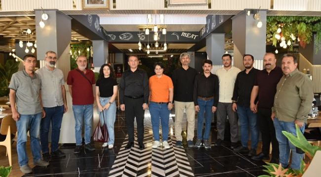 Siverek TSO adayı Erman Bozkurt, gazetecilerle bir araya geldi