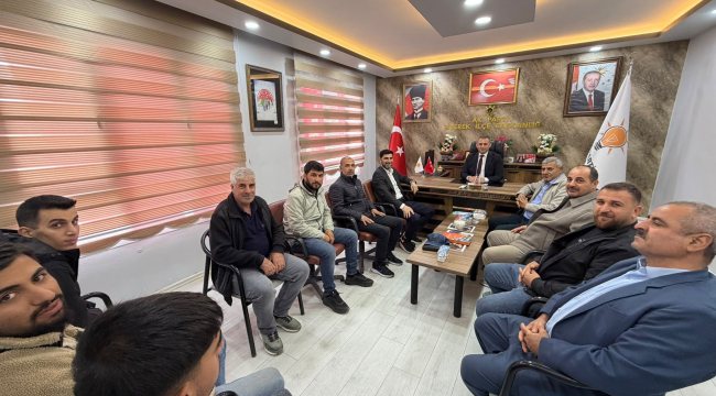 Saadet Partisi İlçe Başkanı Çiftel'den AK Parti Siverek'e Ziyaret
