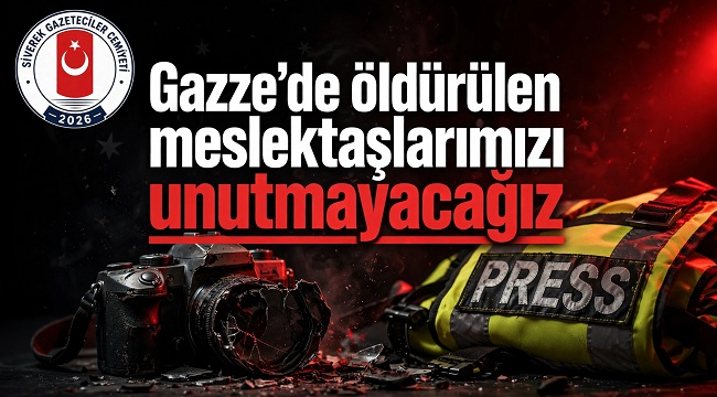 Siverek Gazeteciler Cemiyeti: "Susturulan meslektaşlarımızı unutmayacağız"